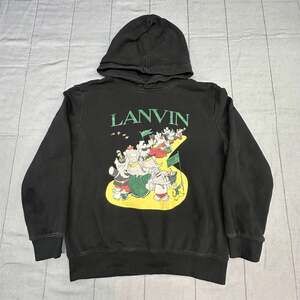 Lanvin x Babar 'Long Live Happiness' Graphic Black Hoodie